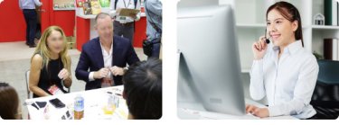 ”日本の食品”輸出EXPOの開催中の様子