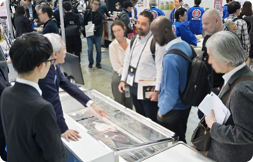 "日本の食品"輸出 EXPOの各展示ブースでの説明