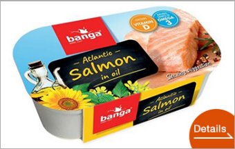 Salmon in oil 120g
