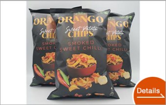 Orango sweet potato chips Smoked sweet chilli