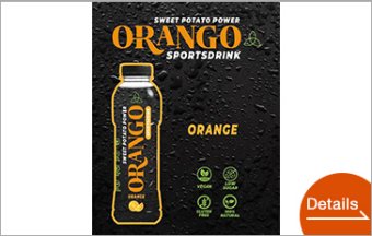 Orango sweet potato sports drink Orange