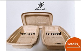 Alterpacks 100% Organic Dual Layer Food Container