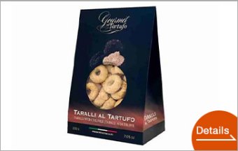 Italian snack food with truffles (Tarallini)