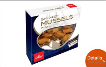 Smoked mussels in oil 120g