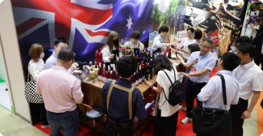 ワイン・酒 EXPO開催中の様子
