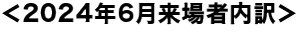 ＜2024年6月来場者内訳＞